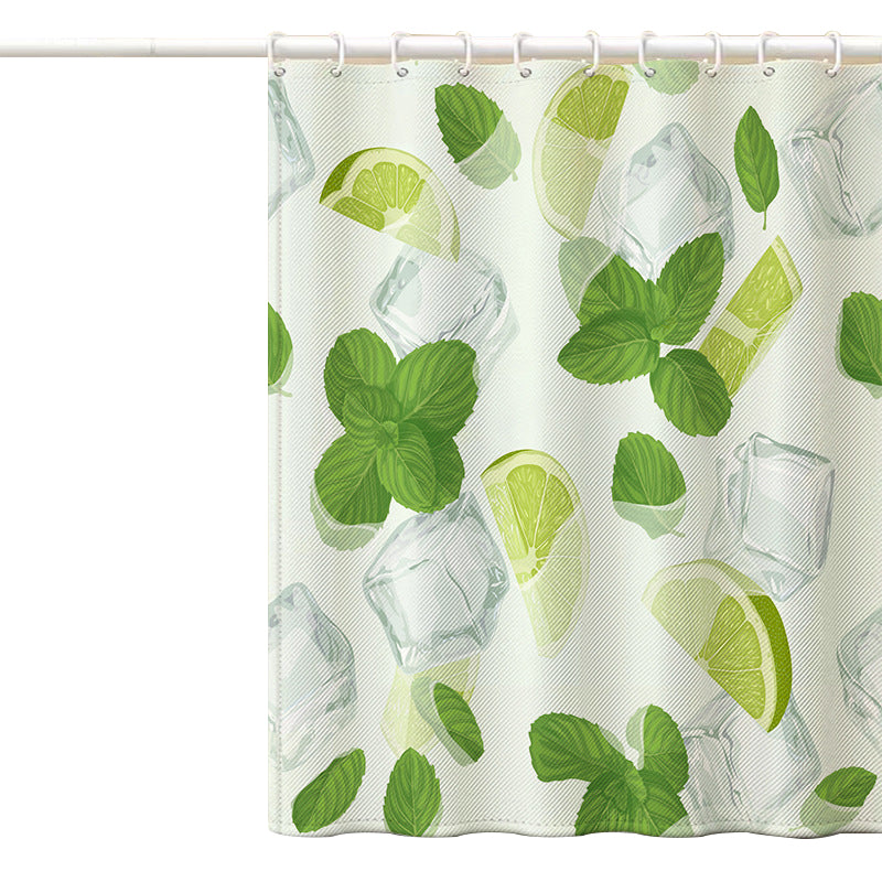120x180cm Shower Curtain with Hooks 3D Fruit Pattern Polyester Fabric Mildew Resistant Curtain 120x180cm Shower Curtain with Hooks 3D Fruit Pattern Polyester Fabric Mildew Resistant Curtain